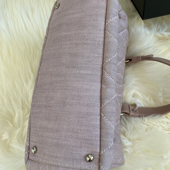 Authentic rare denim light pink Chanel bag - Picture 8 of 13